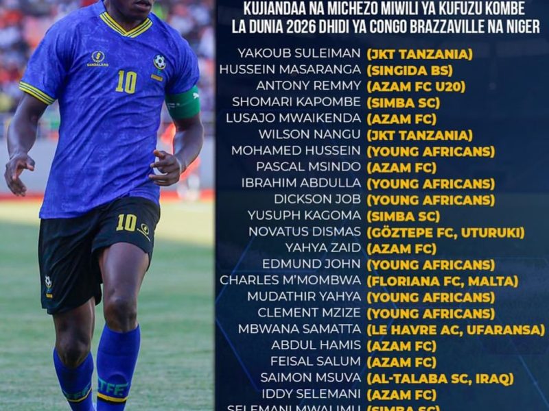 Hichi Hapa Kikosi Kipya Cha Taifa Stars Kufuzu Kombe la Dunia