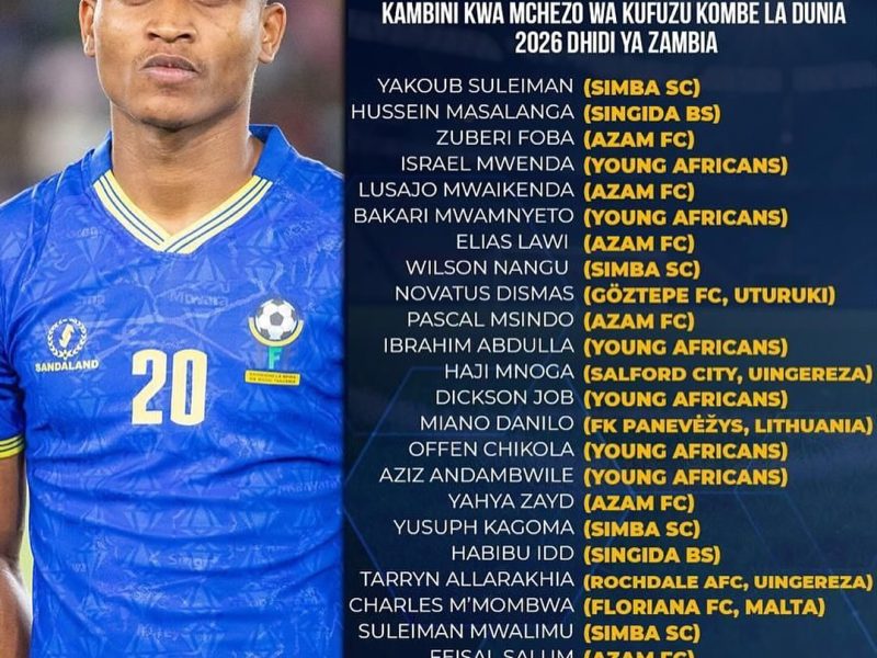 Kikosi Kipya cha Taifa Stars