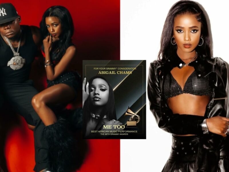 Rasmi! Abigail Chams na Harmonize Waingia GRAMMY Awards na Me Too, Tuisubiri Kwenye Vipengele 2026