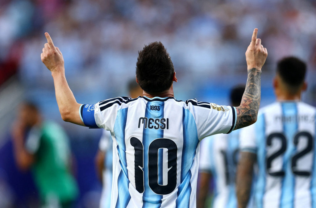Argentina Yafuzu 32 Bora, Lionel Messi Akitupia Magoli Mawili Kibabe