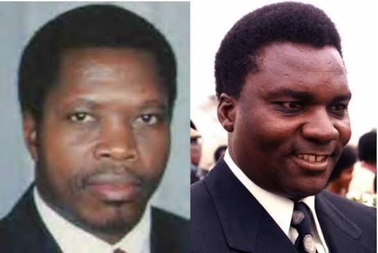 Rais Cyprien Ntaryamira wa Burundi na Rais Juvénal Habyarimana